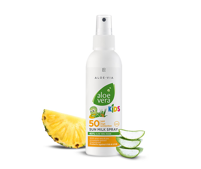 Сонцезахисне молочко-спрей для дітей