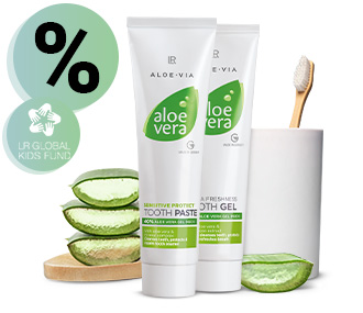 Aloe vera Tooth Care 2 kpl setti