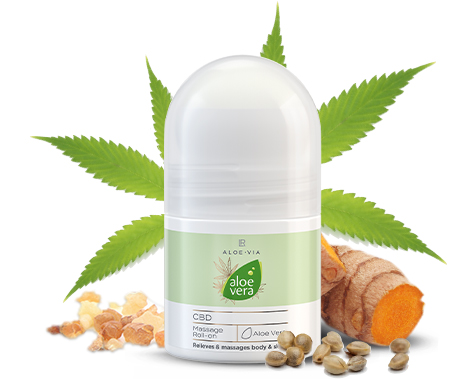 Aloe Vera CBD Massage-Roll-on