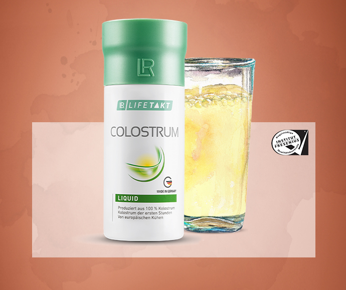 Natürliche Unterstützung mit Colostrum Liquid