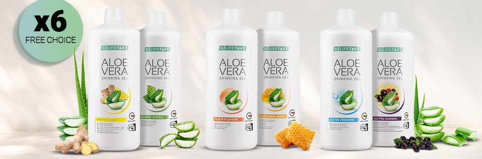 Aloe Vera Gel - 6 Pack (FREE CHOICE)
