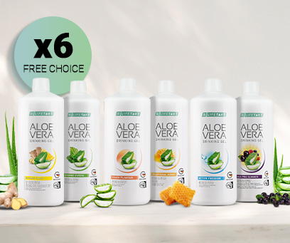 Aloe Vera Gel - 6 Pack (FREE CHOICE)