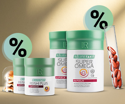 Gélules Super Oméga et gélules Reishi Plus