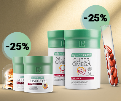 Cápsulas Super Omega y cápsulas Reishi Plus