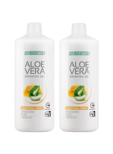 Aloe Vera Drinking Gel Traditioneel met honing 2-pack