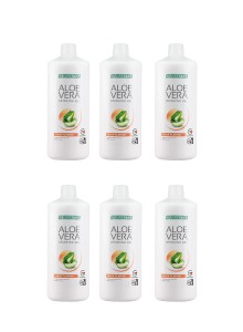 Aloe Vera Drinking Gel Pfirsich Geschmack 6er Set