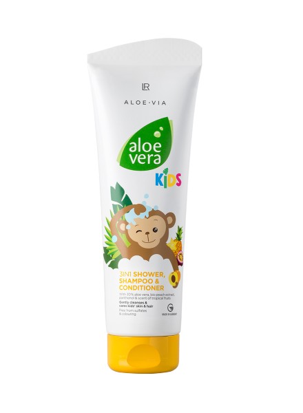 Aloe Vera Kids 3 σε 1 Αφρόλουτρο, Σαμπουάν & Conditioner — εικόνα 1