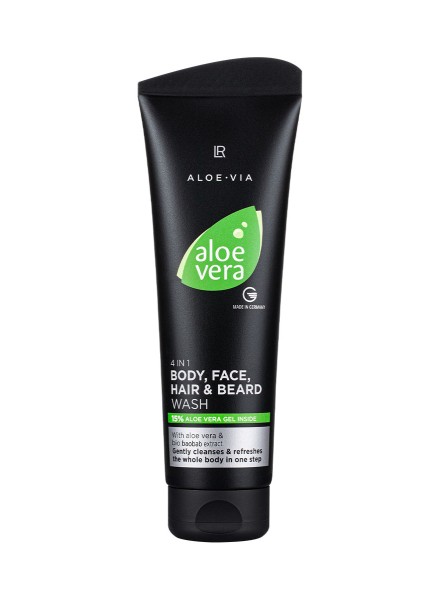 Aloe Vera 4σε1 Σαμπουάν για Σώμα, Πρόσωπο, Μαλλιά και Γένια — εικόνα 1