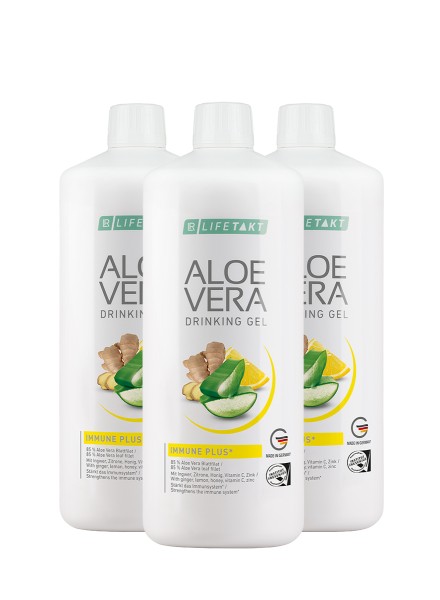 Aloe Vera Drinking Gel Immune Plus 3er Set
