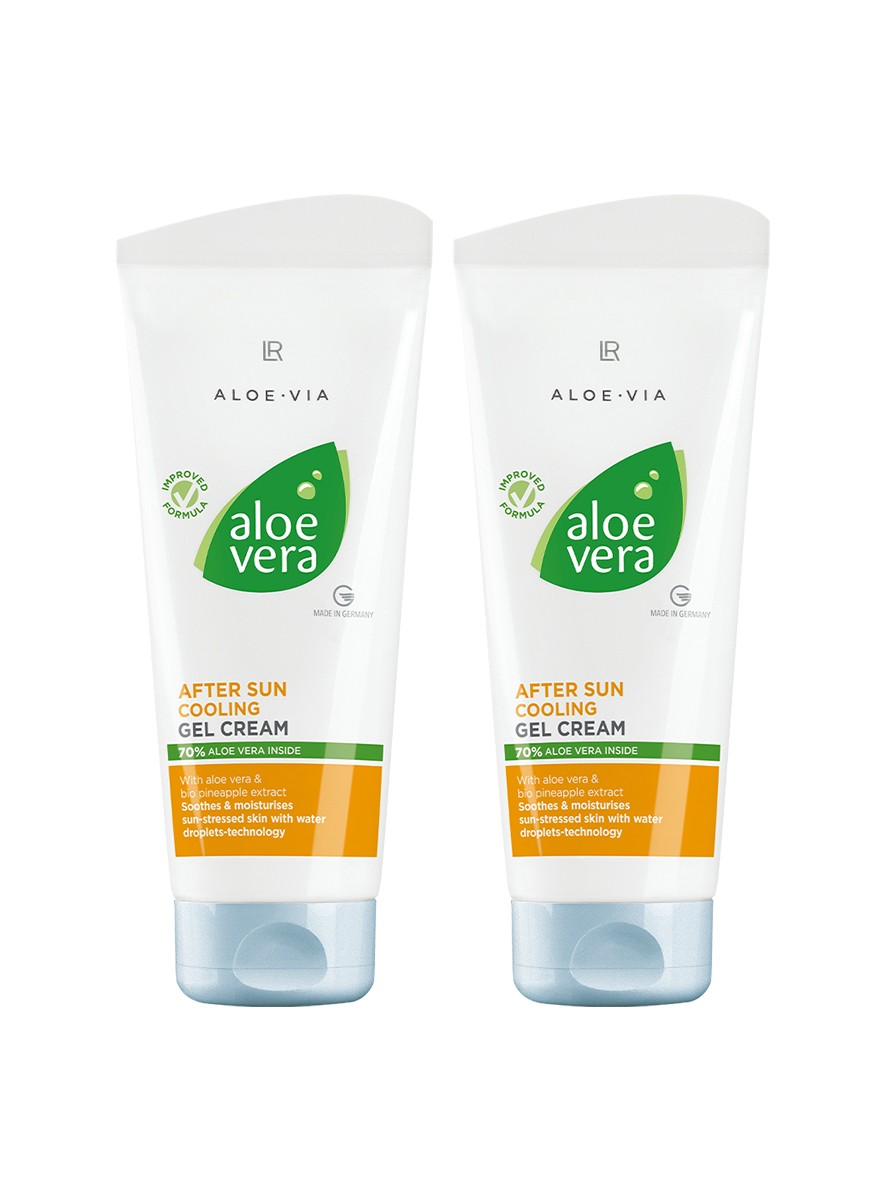 Aloe Vera After Sun Cooling Gel Cream 2-pack
